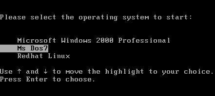 图四：虚拟软盘让你从NTFS分区启动DOS